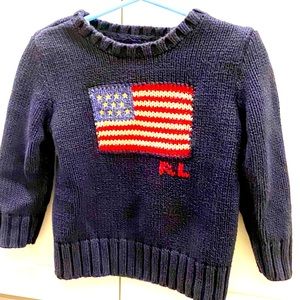 SOLD.  Pristine preloved Ralph Lauren knitted sweater